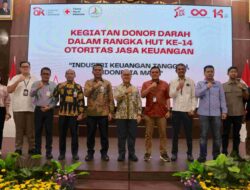 Tingkatkan Kepedulian Sosial, OJK Riau Donor Darah