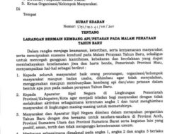 Pemerintah Riau Larang Kembang Api dan Petesan Malam Tahun Baru 2026