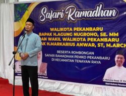 Walikota Agung Safari Ramadan Perdana di Kecamatan Tenayan Raya